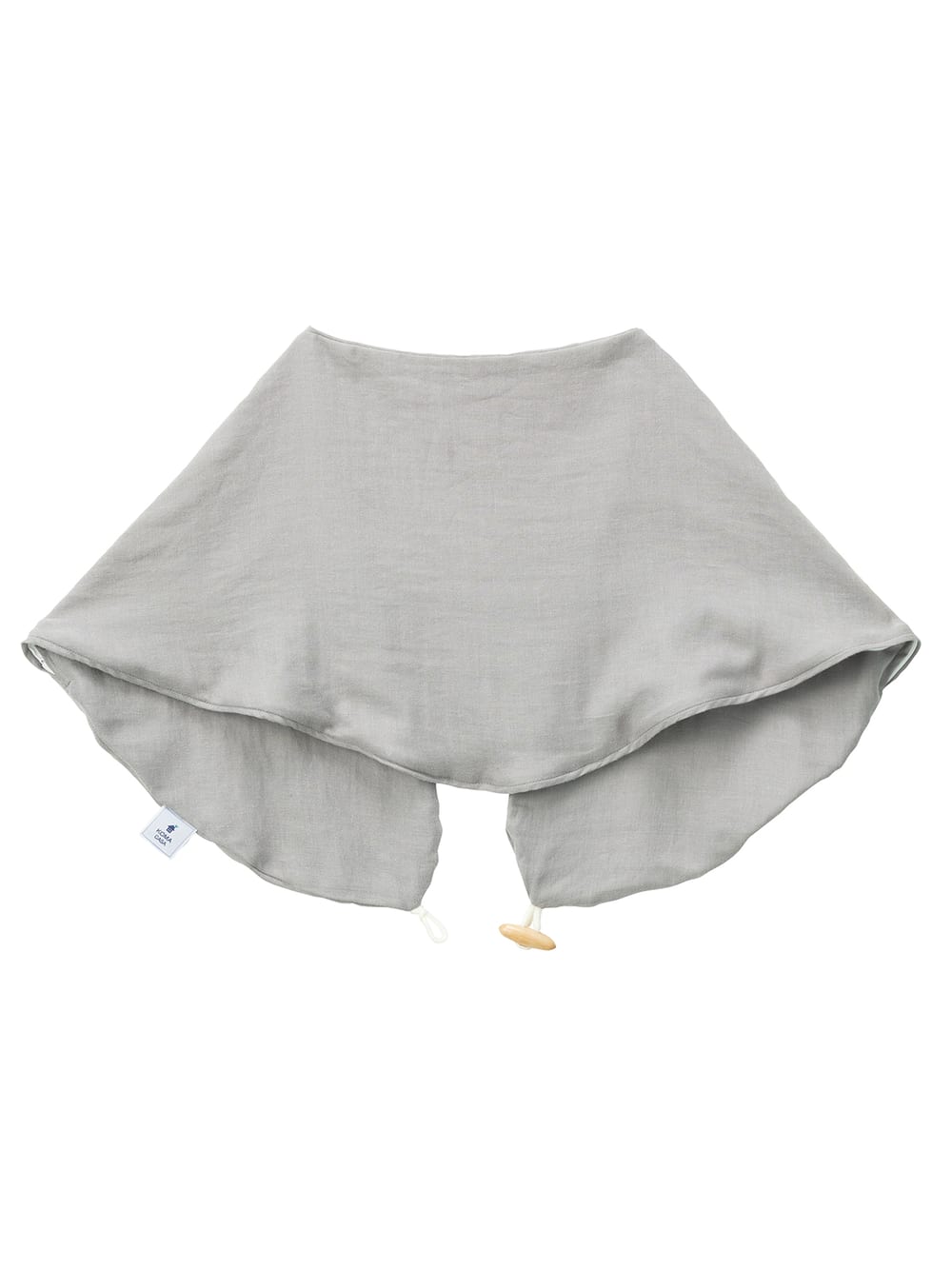 妊婦用 抱き枕・授乳クッション|【日本製】洗い替えカバー　オーガニック　和晒しダブルガーゼ　マルチクッション（抱き枕・授乳クッション）|グレー