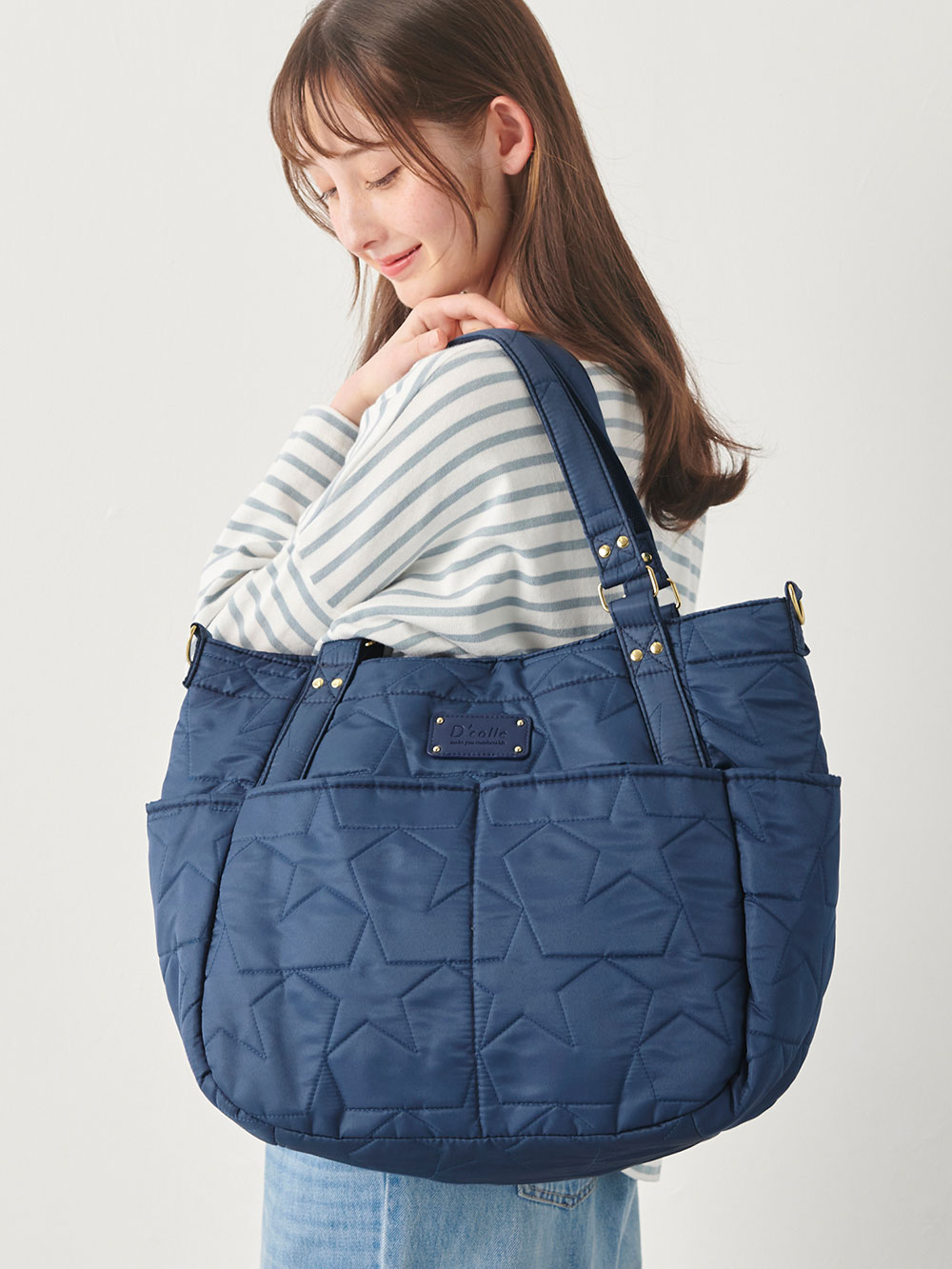 マザーズバッグ ママバッグ 16ポケット 軽量マザーズバッグ マタニティウェア 授乳服通販 エンジェリーベ 公式