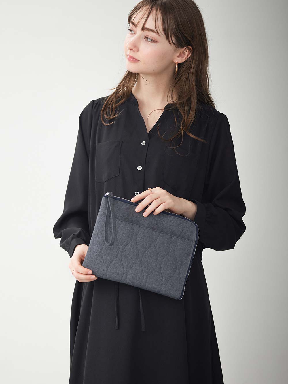 母子手帳ケース|スリムで軽いペアレンツ母子手帳ケース|チャコールグレー