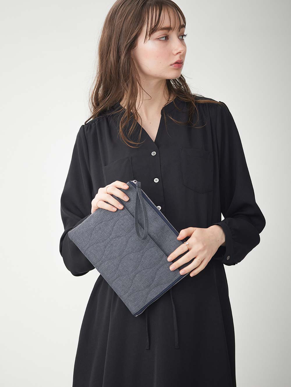 母子手帳ケース|スリムで軽いペアレンツ母子手帳ケース|チャコールグレー