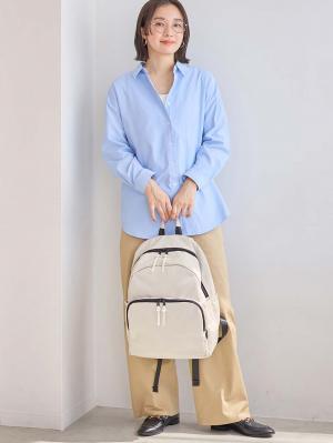 マザーズバッグ・ママバッグ|インフルエンサーコラボ　16ポケット軽量多機能マザーズリュック Healthknit Product|ベージュ