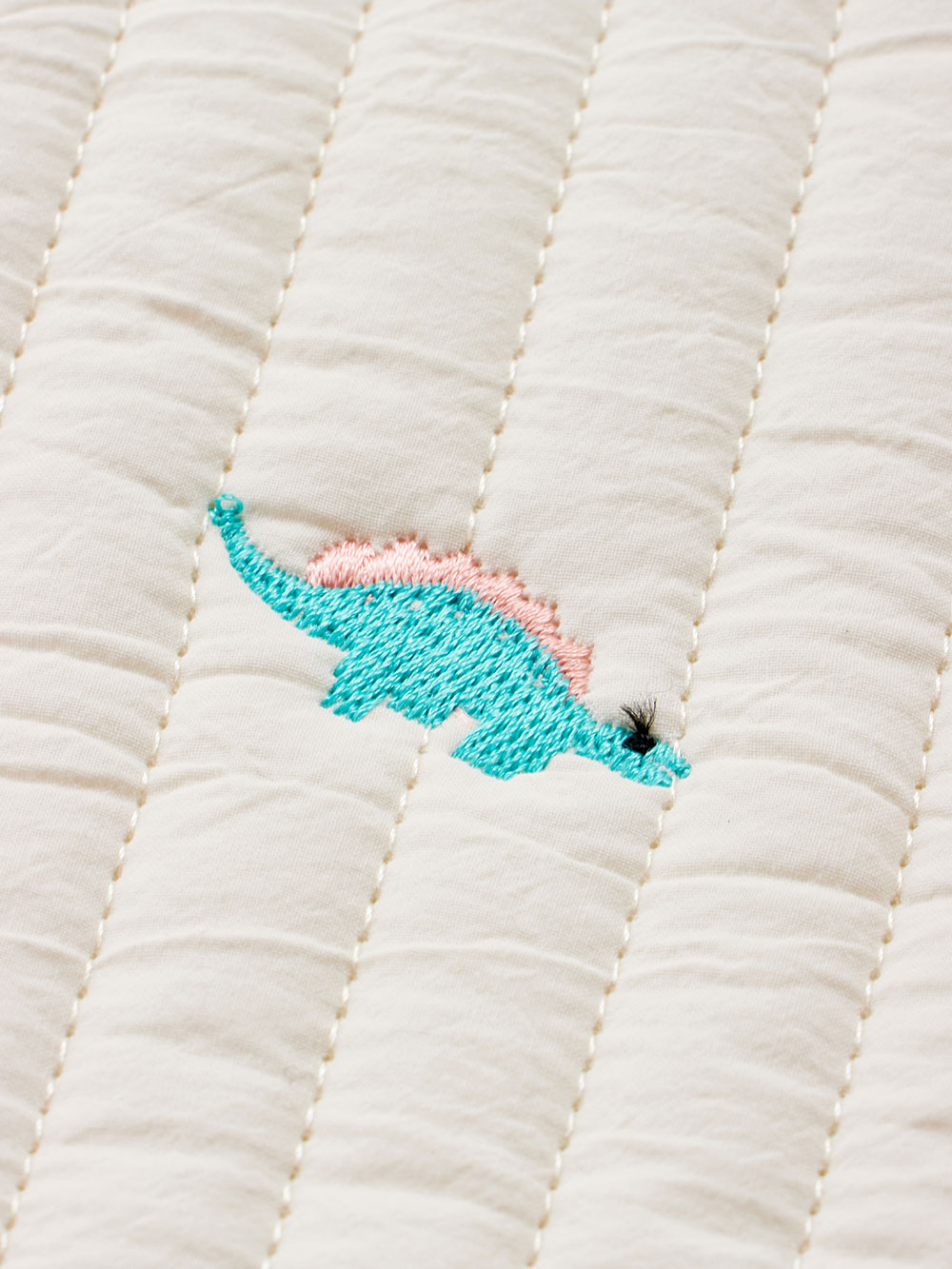 母子手帳ケース|【MAMMY LUNA】イブル　ヌビキルト　マルチケース　母子手帳ケース|ブルー（恐竜）