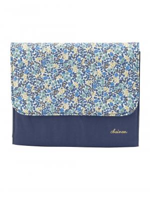 母子手帳ケース|犬印本舗　リバティ母子手帳ケース|ネイビー