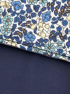 母子手帳ケース|犬印本舗　リバティ母子手帳ケース|ネイビー