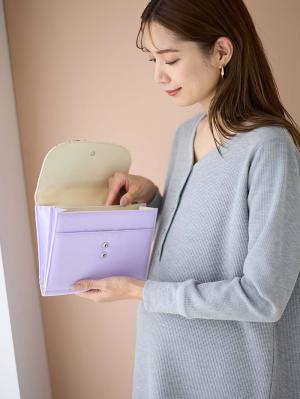 母子手帳ケース|monpokeモンポケ母子手帳ケース|パープル（ゲンガー）