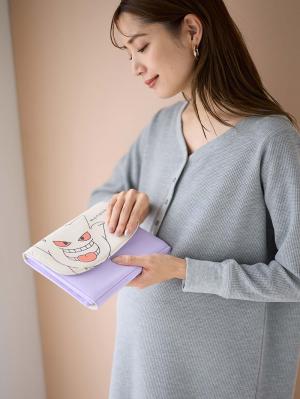 母子手帳ケース|monpokeモンポケ母子手帳ケース|パープル（ゲンガー）