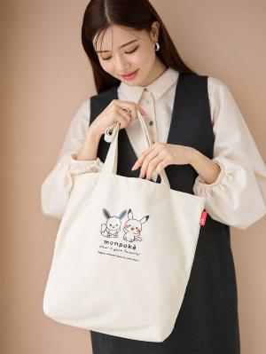 マザーズバッグ・ママバッグ|monpokeモンポケ トートバッグ|キナリ(ピカチュウ&イーブイ)