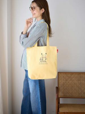 マザーズバッグ・ママバッグ|monpokeモンポケ トートバッグ|イエロー(ピカチュウ&デデンネ)