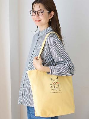 マザーズバッグ・ママバッグ|monpokeモンポケ トートバッグ|イエロー(ピカチュウ&デデンネ)