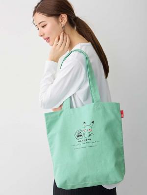 マザーズバッグ・ママバッグ|monpokeモンポケ トートバッグ|グリーン(ピカチュウ&モクロー)