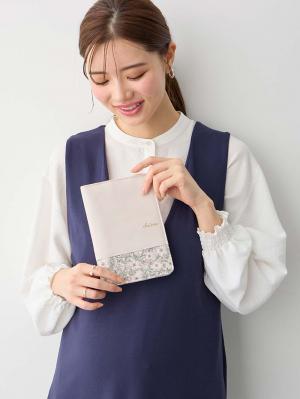 母子手帳ケース|犬印本舗 リバティ軽量・薄型マルチケース(お薬手帳ケース)|ベージュ
