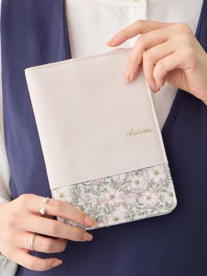 母子手帳ケース|犬印本舗 リバティ軽量・薄型マルチケース(お薬手帳ケース)|ベージュ