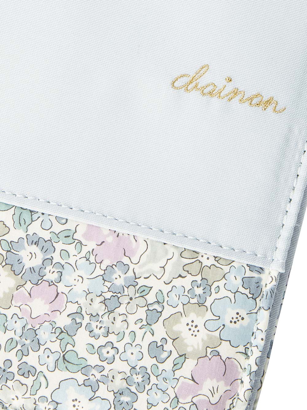 母子手帳ケース|犬印本舗 リバティ軽量・薄型マルチケース(お薬手帳ケース)|ブルーグレー