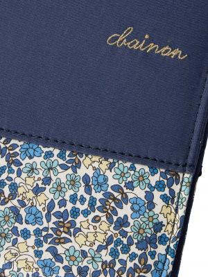 母子手帳ケース|犬印本舗 リバティ軽量・薄型マルチケース(お薬手帳ケース)|ネイビー