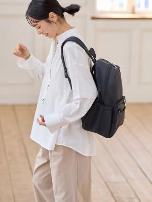 マザーズバッグ・ママバッグ|犬印本舗 収納上手なマザーズリュック|ブラック