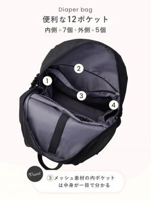 マザーズバッグ・ママバッグ|犬印本舗 収納上手なマザーズリュック