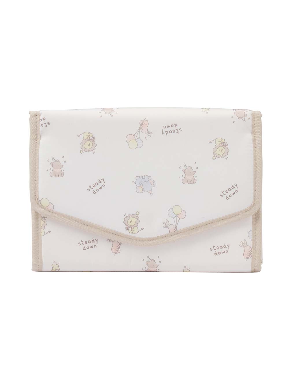 母子手帳ケース|Rosemadame(ローズマダム)母子手帳ケース|アイボリー(アニマル柄)