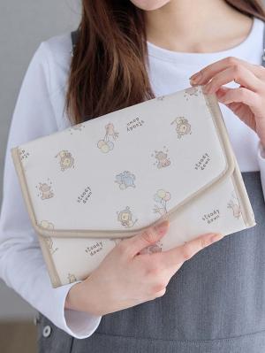 母子手帳ケース|Rosemadame(ローズマダム)母子手帳ケース|アイボリー(アニマル柄)