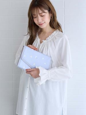 母子手帳ケース|Rosemadame(ローズマダム)母子手帳ケース|ブルー(ピジョンフリーゼ柄)
