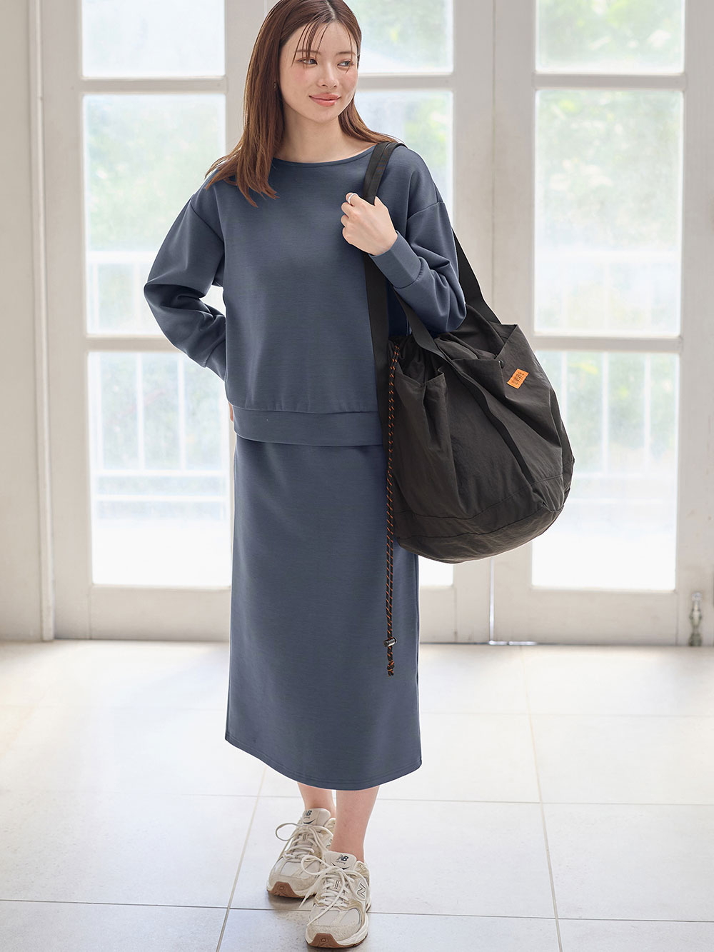 マザーズバッグ・ママバッグ|UNIVERSAL OVERALLユニバーサルオーバーオール　巾着 トートバッグ 　マザーズ　撥水 大容量 L|ブラック