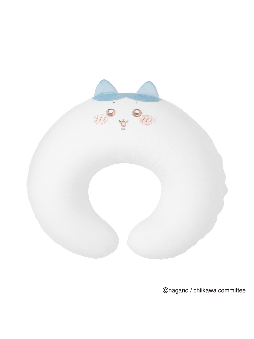 妊婦用 抱き枕・授乳クッション|【アニメちいかわ】空気でふくらむマルチクッション|ブルー（ハチワレ）