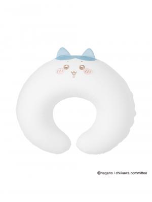 妊婦用 抱き枕・授乳クッション|【アニメちいかわ】空気でふくらむマルチクッション|ブルー（ハチワレ）