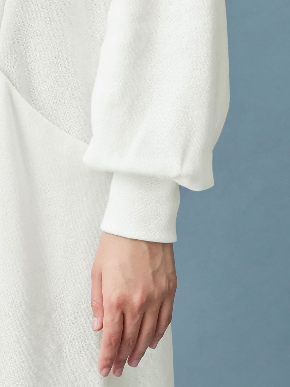 マタニティ ワンピース|【あったか】裏起毛ボリューム袖ワンピース　マタニティ・授乳服