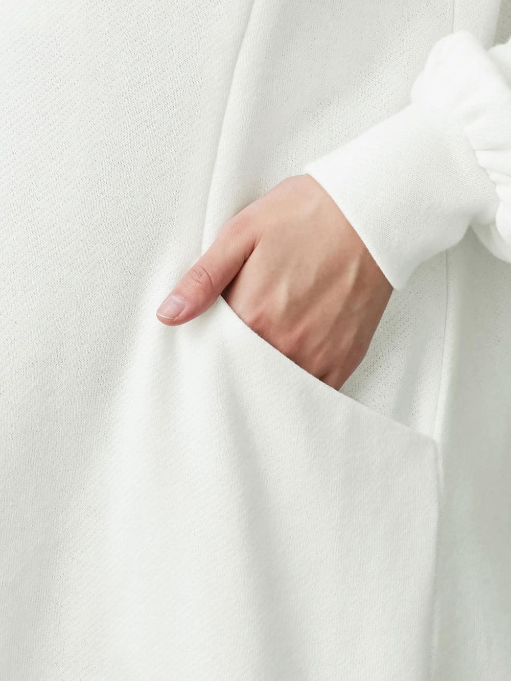 マタニティ ワンピース|【あったか】裏起毛ボリューム袖ワンピース　マタニティ・授乳服