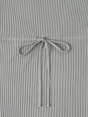 アウトレット|リブニットワンピース