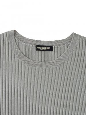 アウトレット|リブニットワンピース