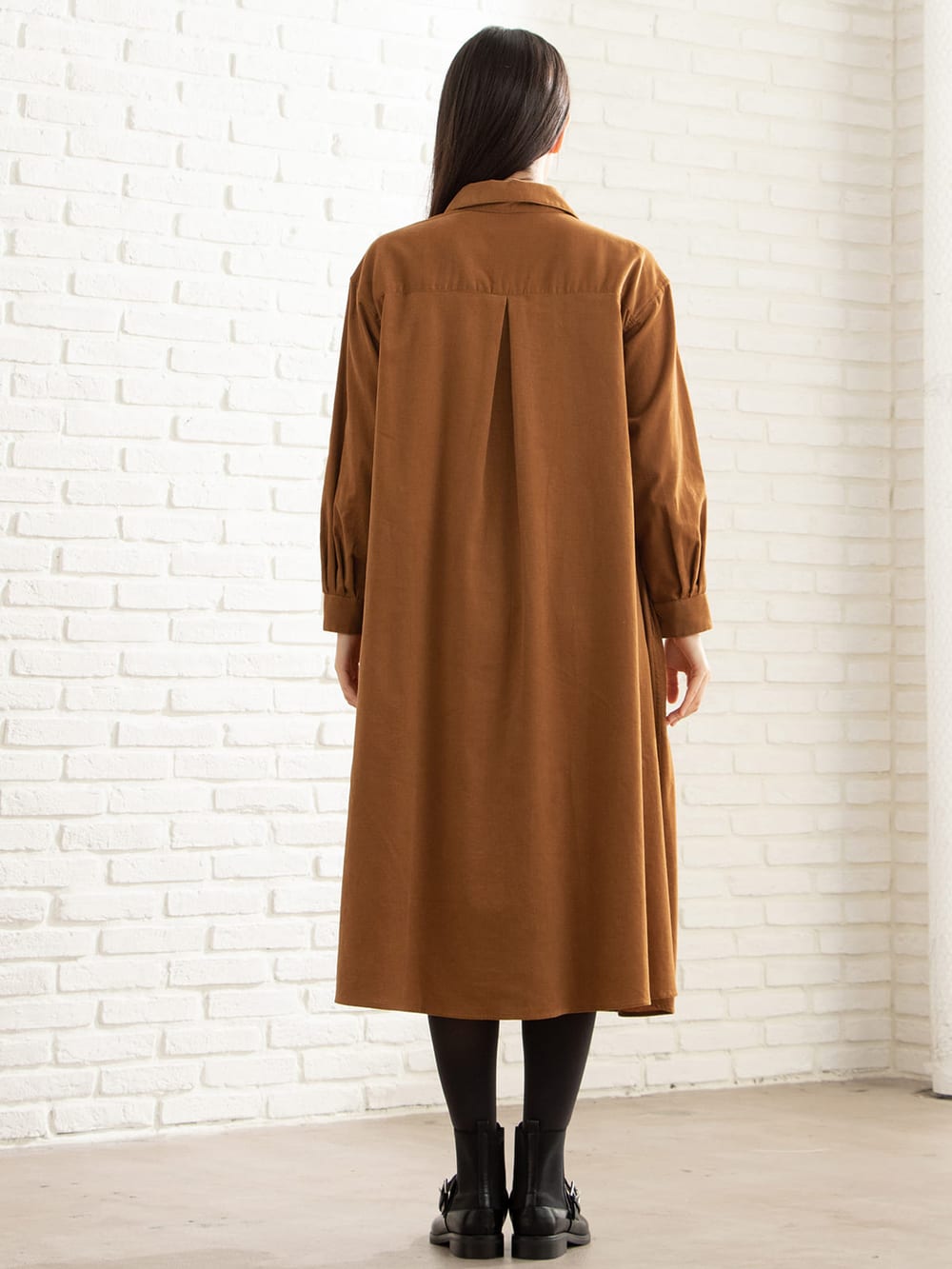 アウトレット|シャツコールワンピース　マタニティ・授乳服