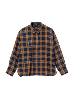 チェックシャツ　マタニティ・授乳服 29023