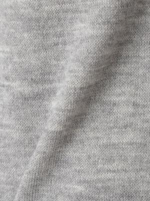 マタニティ ワンピース|ニット＆チュール異素材ロングワンピース　マタニティ・授乳服