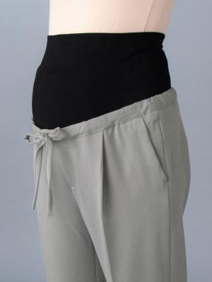 マタニティ パンツ|【産前産後対応】センタープレスイージーパンツ【出産後も長く使える】