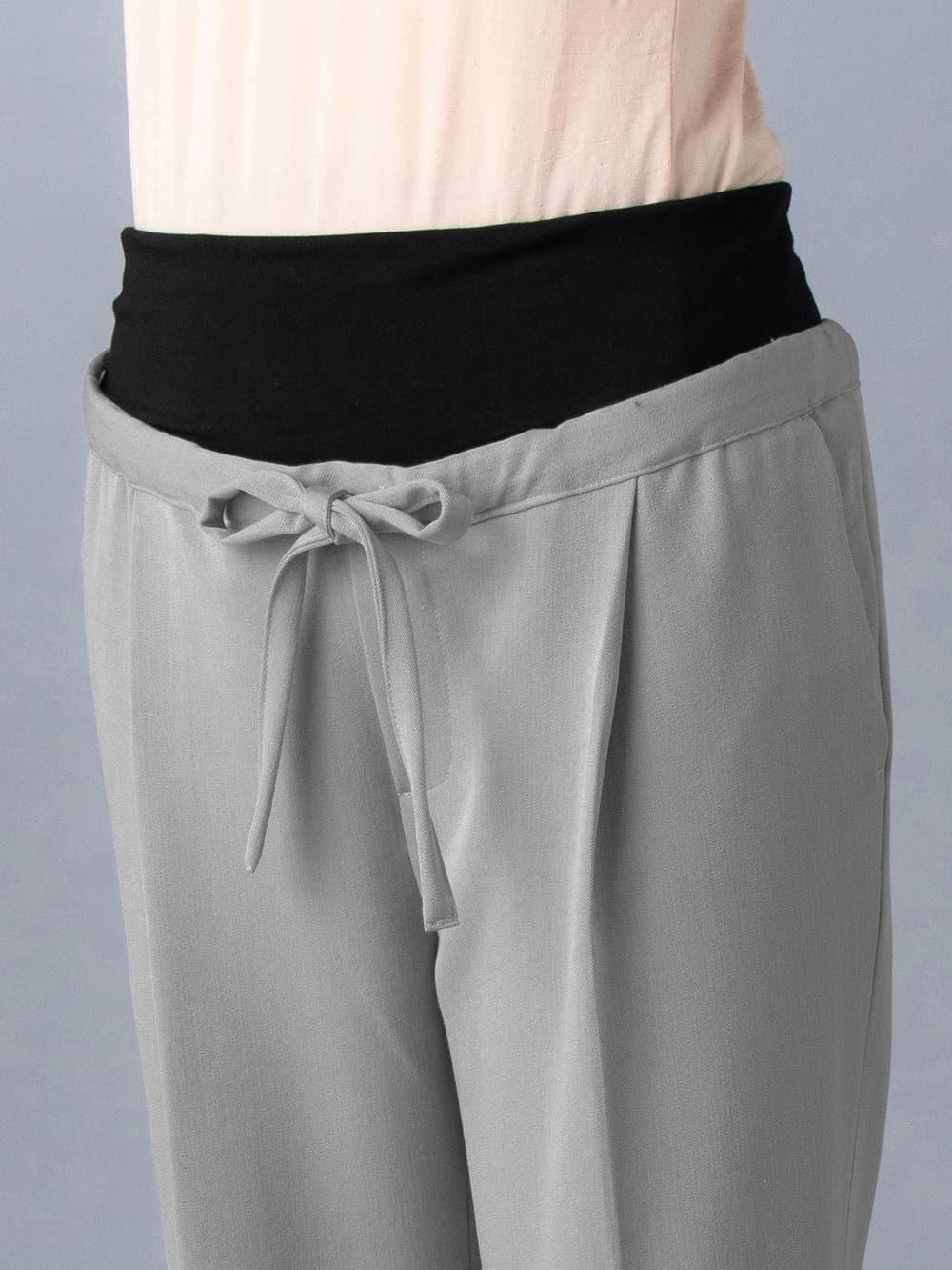 マタニティ パンツ|【産前産後対応】センタープレスイージーパンツ【出産後も長く使える】