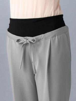 マタニティ パンツ|【産前産後対応】センタープレスイージーパンツ【出産後も長く使える】