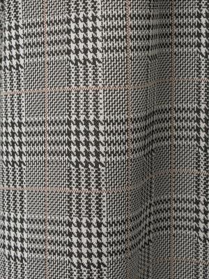 マタニティ ワンピース|グレンチェック切り替えタックワンピース　マタニティ・授乳服【出産後も長く使える】