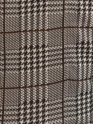 マタニティ ワンピース|グレンチェック切り替えタックワンピース　マタニティ・授乳服【出産後も長く使える】