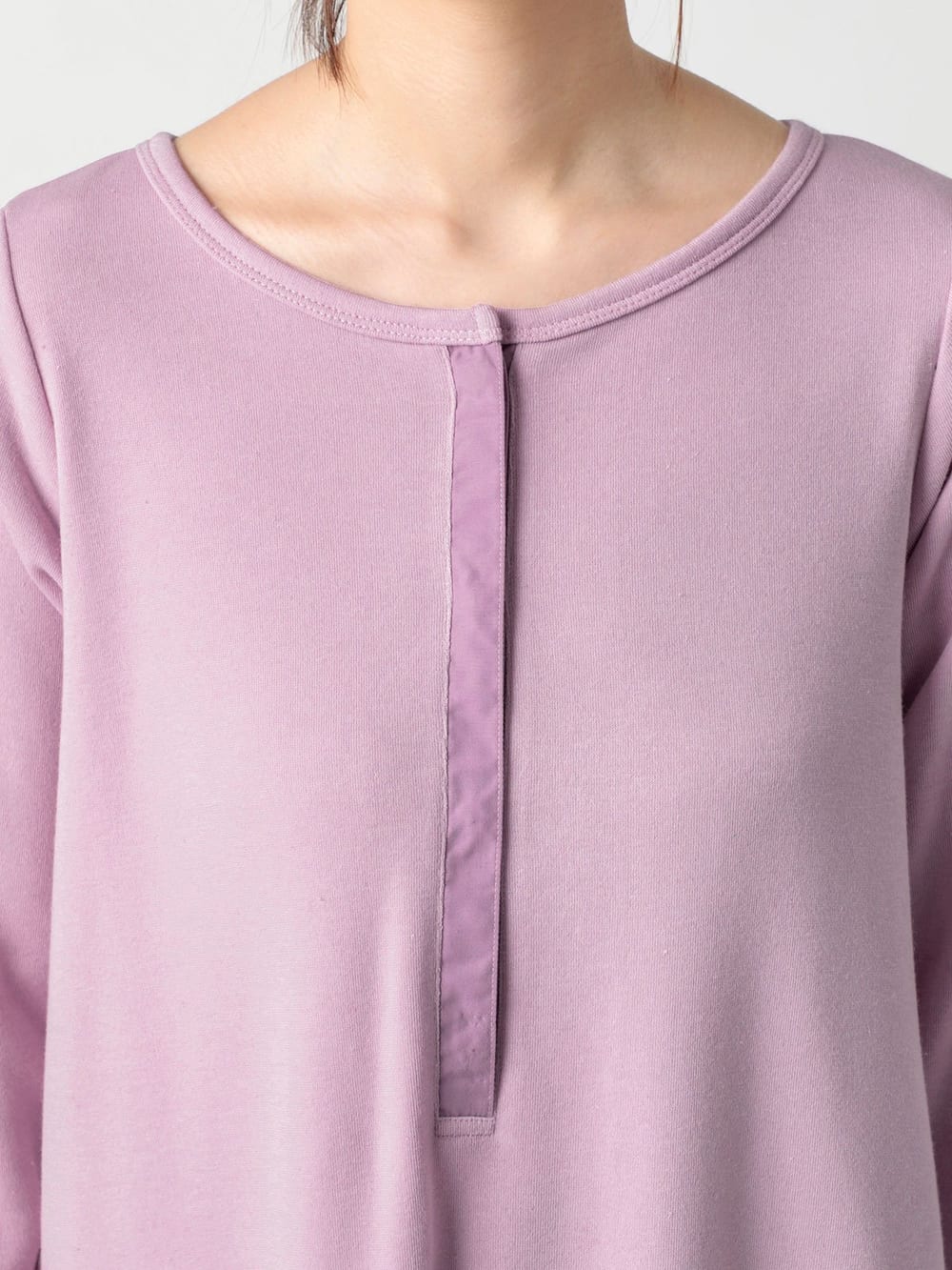 マタニティ パジャマ・ルームウェア|【授乳しやすい】【あったか】ふんわりパイル裏起毛ワンピ×産後も使えるレギンスセットパジャマ