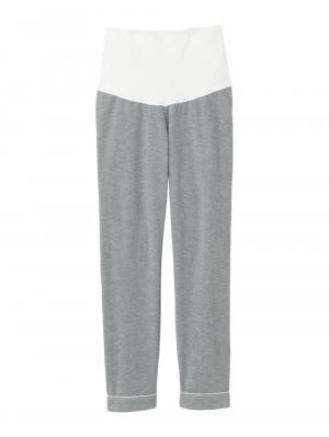 マタニティ パジャマ・ルームウェア|【授乳しやすい】【産前産後対応】やわらかスムースシャツパジャマ（産後も使えるパンツ付）