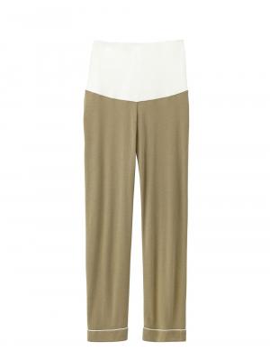 マタニティ パジャマ・ルームウェア|【授乳しやすい】【産前産後対応】やわらかスムースシャツパジャマ（産後も使えるパンツ付）