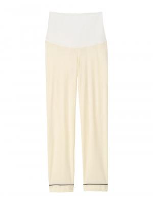 マタニティ パジャマ・ルームウェア|【授乳しやすい】【産前産後対応】やわらかスムースシャツパジャマ（産後も使えるパンツ付）