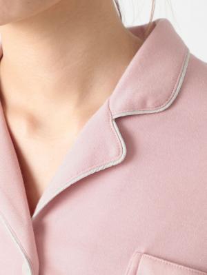 マタニティ パジャマ・ルームウェア|【授乳しやすい】【産前産後対応】やわらかスムースシャツパジャマ（産後も使えるパンツ付）