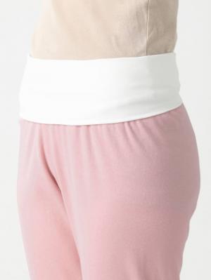 マタニティ パジャマ・ルームウェア|【授乳しやすい】【産前産後対応】やわらかスムースシャツパジャマ（産後も使えるパンツ付）