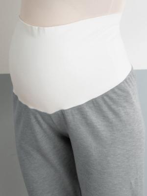 マタニティ パジャマ・ルームウェア|【授乳しやすい】【産前産後対応】やわらかスムース切り替えギャザーパジャマ（産後も使えるパンツ付）