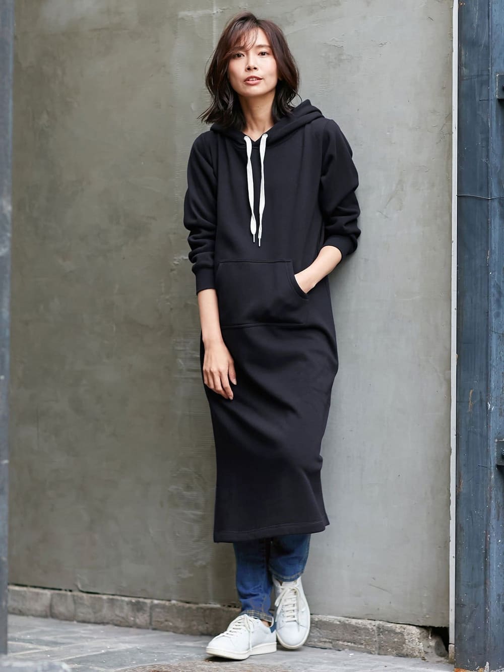 マタニティ ワンピース 授乳口付 極暖 裏シャギーフーデットマキシワンピース マタニティウェア 授乳服通販 エンジェリーベ 公式