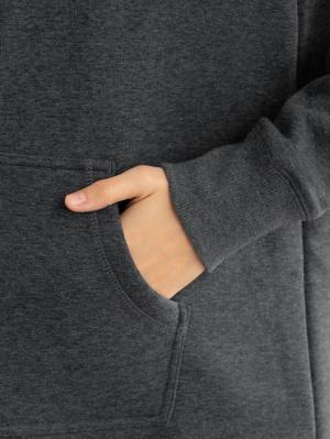 アウトレット|【極暖】裏シャギーロゴパーカーワンピース　マタニティ・授乳服