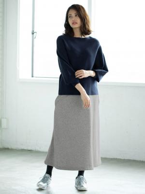 アウトレット|【産前産後対応】【極暖】裏シャギーフレアロングスカート【出産後も長く使える】