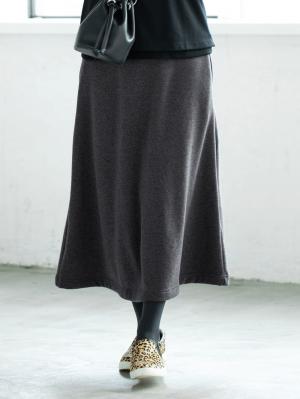 アウトレット|【産前産後対応】【極暖】裏シャギーフレアロングスカート【出産後も長く使える】