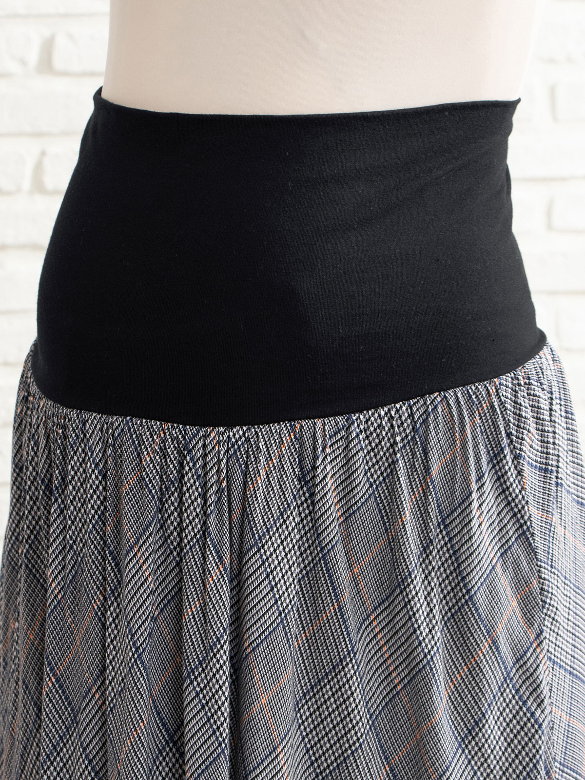 アウトレット|【産前産後】プリントマキシスカート【出産後も長く使える】